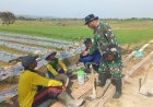 Di Tengah Pengecoran Jalan, Satgas TMMD Kodim Pati Serap Aspirasi Petani Desa Godo